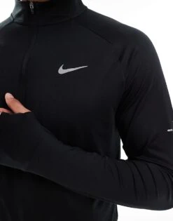 Nike Running Stride Dri-FIT Half Zip Longsleeve Top In Black For Men 9 Nike Running Stride Dri-FIT Half Zip Longsleeve Top In Black For Men -Nike Sales Store 207060358 3
