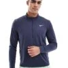 Nike Running Pacer Dri-FIT Half Zip Longsleeve Top In Grey For Men Light Blue -Nike Sales Store 207060381 1 lightblue