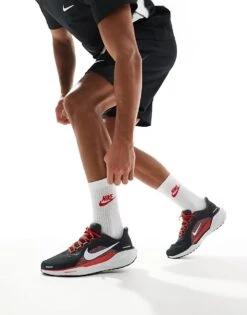 Nike Running Air Zoom Pegasus 41 Trainers In Grey And Red For Men Black -Nike Sales Store 207060395 4