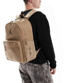 Jordan Jam MVP Backpack In Beige For Men