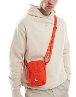 Jordan Airborne Festival Bag In Orange For Men