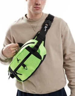 Jordan Sport Crossbody Bag In Lime For Men Light Green -Nike Sales Store 207116387 3
