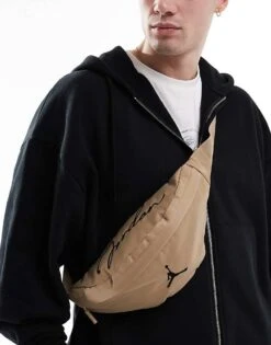 Jordan Jam MVP Crossbody Bag In Beige For Men -Nike Sales Store 207116390 1 beige 1
