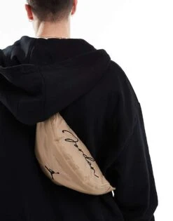 Jordan Jam MVP Crossbody Bag In Beige For Men -Nike Sales Store 207116390 3