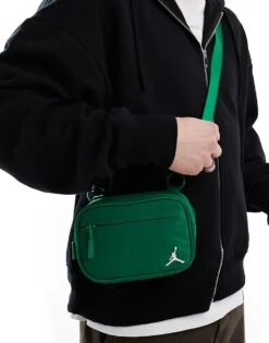 Jordan Camera Bag In Pine Green For Men Dark Green