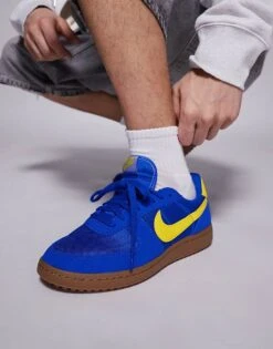 Nike Field General Trainers In Blue And Yellow Retro Trainers For Men -Nike Sales Store 207199867 1 blue 1