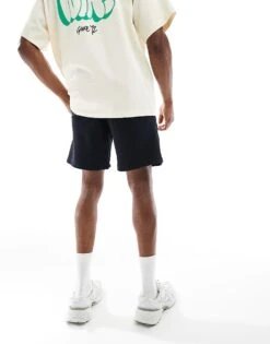 Nike Swoosh Graphic Shorts In Black For Men -Nike Sales Store 207357317 3