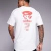 Nike Club Swoosh Graphic T-shirt In White For Men -Nike Sales Store 207492960 1 white
