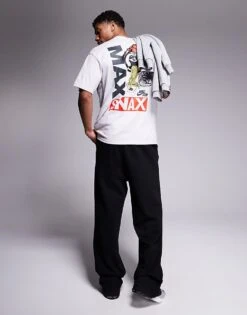 Nike Max 90 Graphic T-shirt In Grey For Men -Nike Sales Store 207492989 1 grey 1