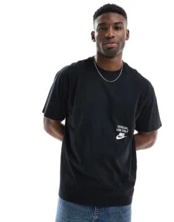 Nike M90 Graphic T-shirt In Black For Men -Nike Sales Store 207493433 2