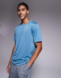 Nike Training Legend Dri-FIT T-shirt In Blue For Men Mid Blue -Nike Sales Store 207496108 1 midblue 1