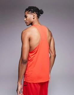 Nike Running Fast Dri-FIT Vest In Red For Men -Nike Sales Store 207505333 3