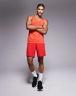 Nike Running Fast Dri-FIT Vest In Red For Men -Nike Sales Store 207505333 4