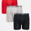 Nike Everyday Cotton Stretch 3 Pack Boxer Briefs In Black/grey/red For Men Black/ College Gre -Nike Sales Store 207806770 1 blackcollegegre