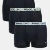 Nike Everyday Cotton Stretch 3 Pack Trunks In Black With Graffiti Waistband For Men Blk - Glac Bl/ Brl -Nike Sales Store 207806811 1 blkglacblbrl