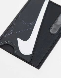 Nike Icon Air Max 90 Card Wallet In Dk Smoke Grey And Black And White For Men -Nike Sales Store 207876428 3